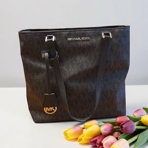 Michael Kors Navy Monogram Tote